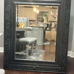Huge 37x59 Antique Mirror 