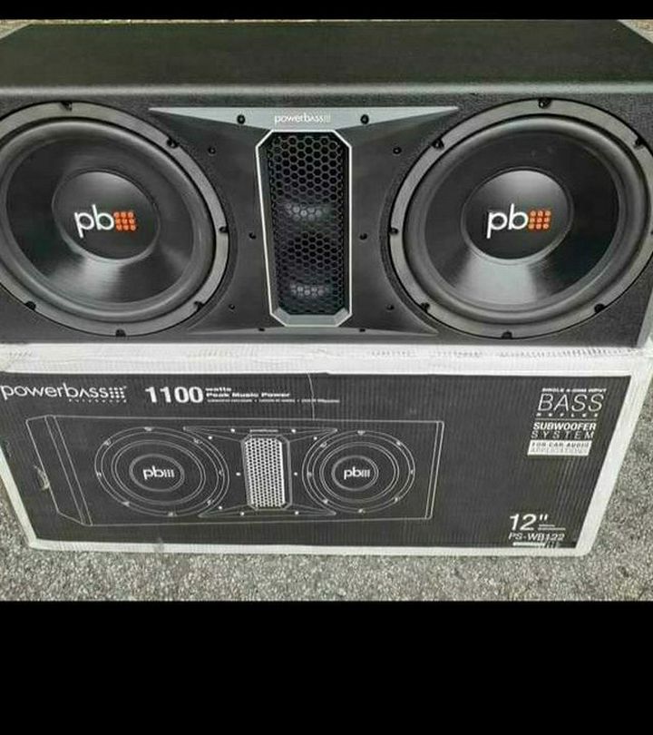 NEW! Dual 12 inch Subwoofer Box1