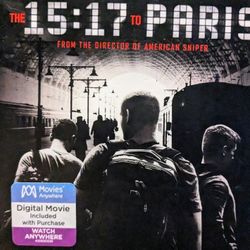 The 15:17 To Paris Blu-ray+DVD+Digital 