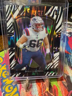 Patriots Rookie Zebra Will Campbell