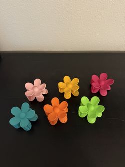 Flower Claw Clips