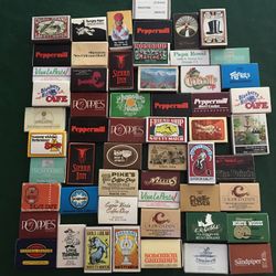 Vintage Advertizing Match Box Collection All Different
