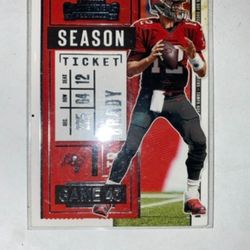 2020 Panini Contenders Season Ticket Tom Brady Game 43 Buccaneers