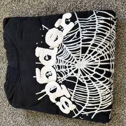 Black OG Spider Hoodie Size M
