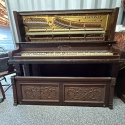Gorgeous 100 year old Upright Grand Piano-Free