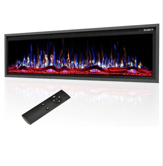 72" Electric Fire Place