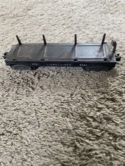 Lionel Lines Log Car 3461 -Post War Steel 