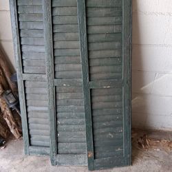 3 Wood Shutters
