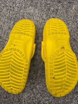 Yellow crocs size 9 w m7
