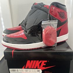 Jordan 1 Patent Bred Size 10