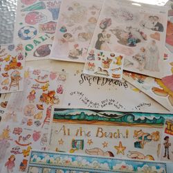 Mostly Children Stickers Hundreds Of Them