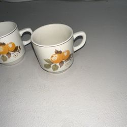 Three Vintage Tea Cups