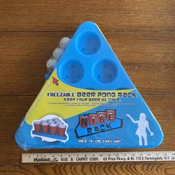 Nice Rack Beer Pong Freezable Rack Set - Includes 2-Racks 3-Balls 