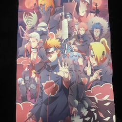 Mini Naruto Anime Poster Scroll 