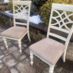 Set Of Wood Chairs