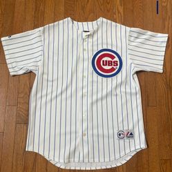Men’s Chicago Cubs Nomar Garciaparra Jersey-Size Large