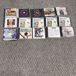 Vintage software cd games (buy one or all - $5/piece-all $60)
