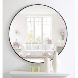 Eternity Round Mirror 42 Inch Tall X 42 Inch Wide
