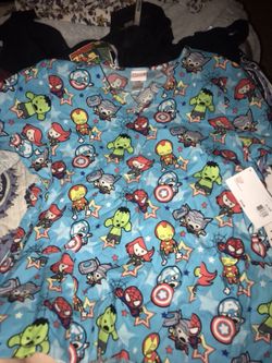 Marvel Disney scrub- X large NWT