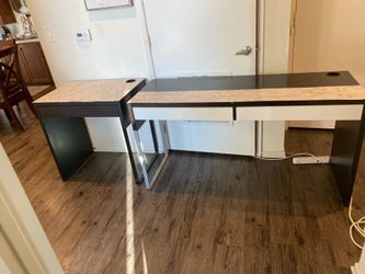 2 desk, small and bigger