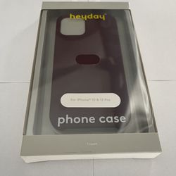 iPhone 12 And 12 Pro Case - Maroon (Silicone)