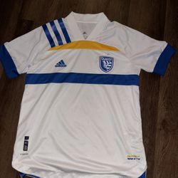 Adidas San Jose Quakes Soccer Jersey Large