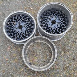 BBS E501 4x98 15"  6" and 11" Wide