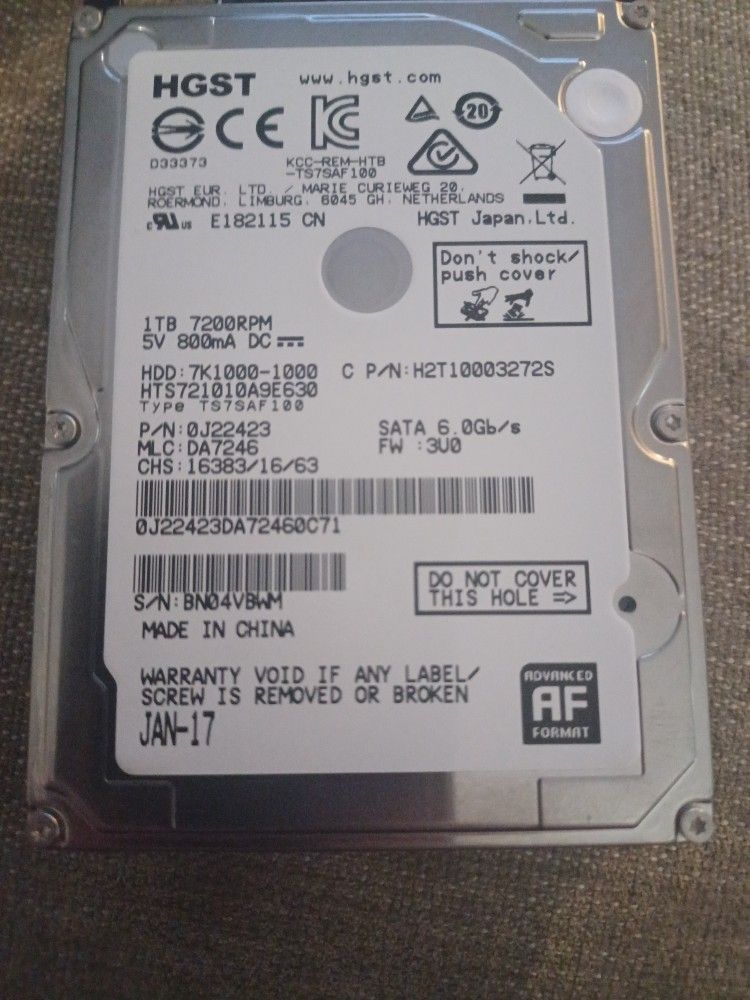 Hard Disk Drive