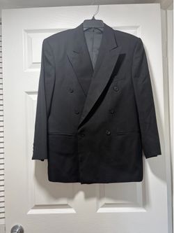 Di Ferri black double-breasted Blazer