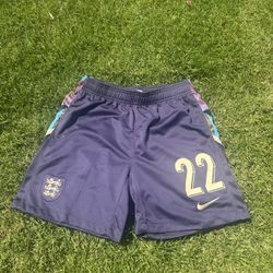 24/25 England Away Fan Version Shorts (Small) (#22)