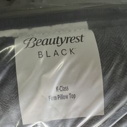 Simmons Beautyrest Black K Class Firm Pillow Top!!