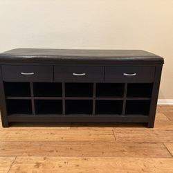 Entry Bench With Drawers And Cubbies