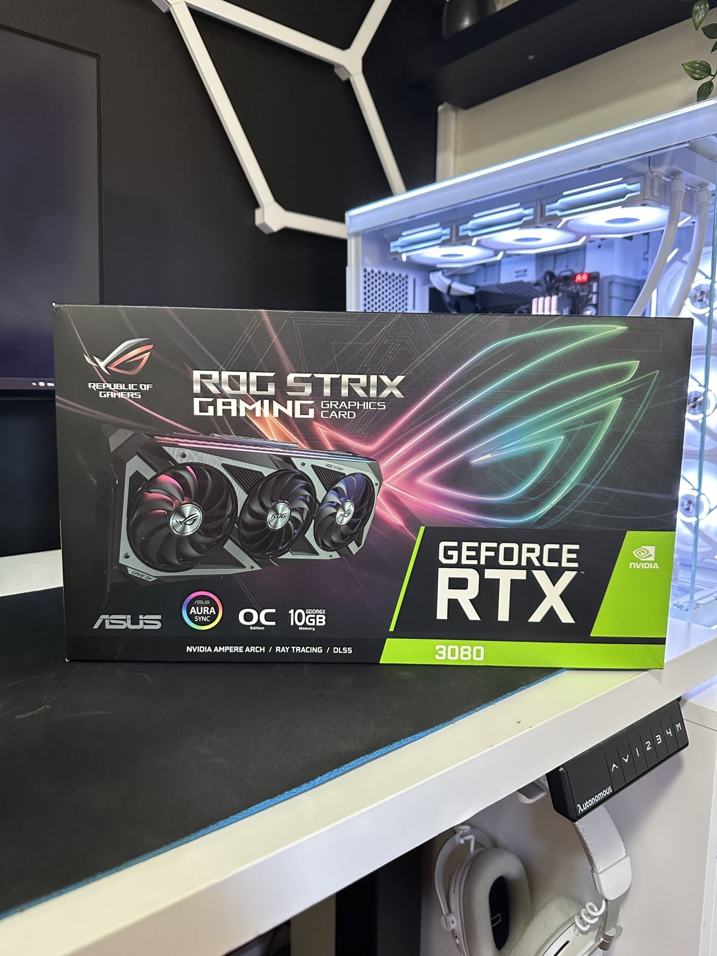 NVIDIA ASUS ROG Strix GeForce RTX 3080 Graphics Card (ROG-STRIX-RTX3080-10G-GAMING)