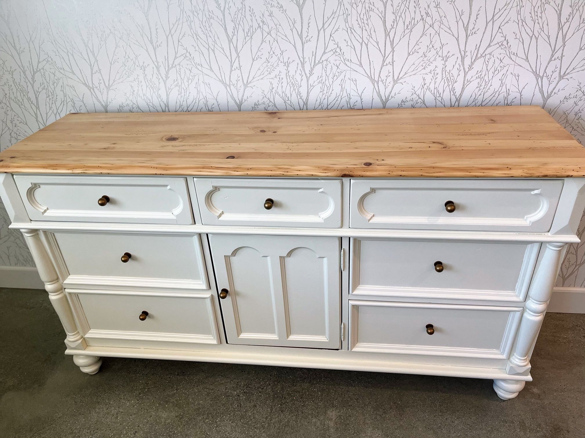 Broyhill Dresser/buffet With Natural Wood Top