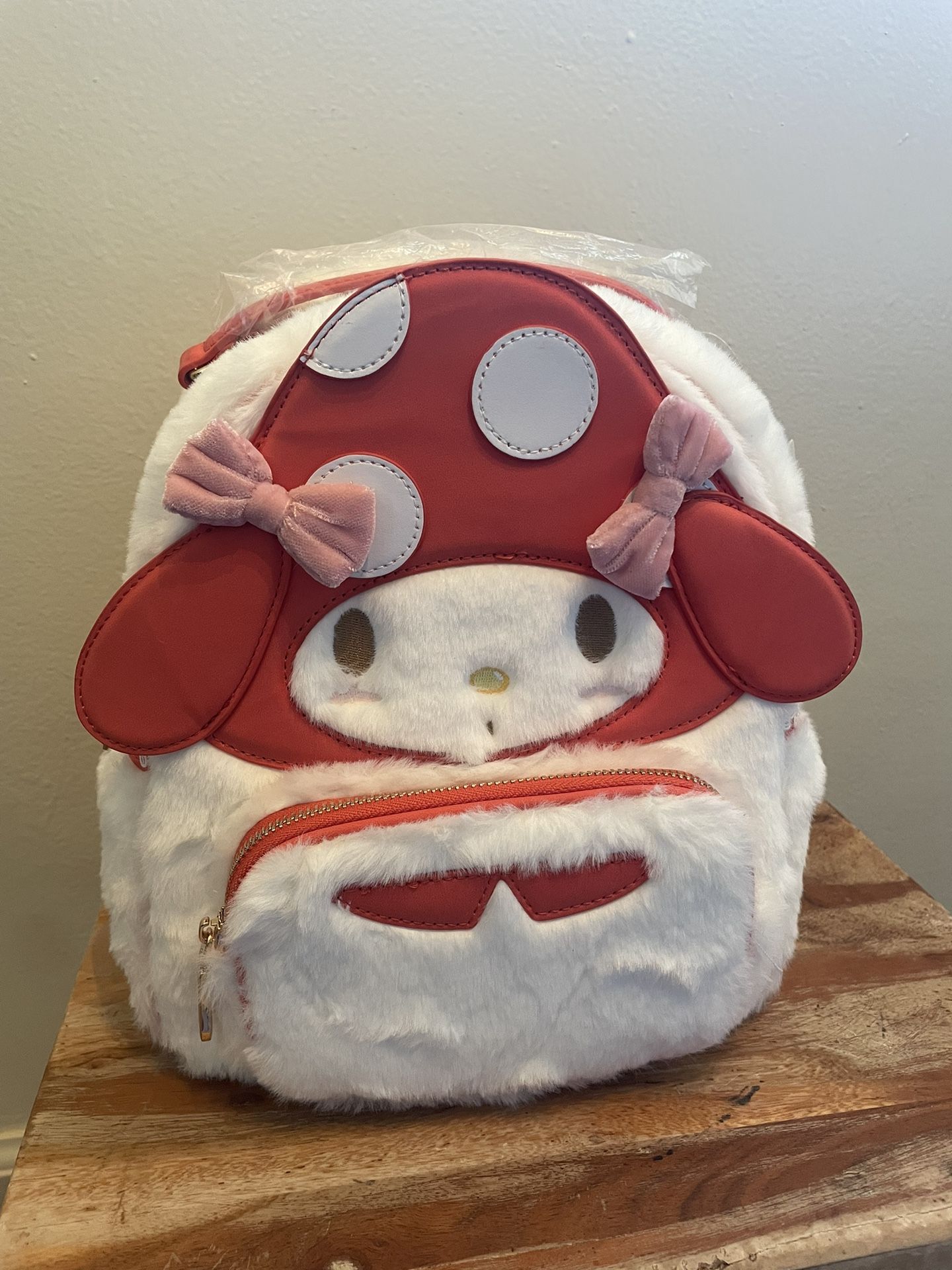 Sanrio My Melody Mushroom cottagecore Mini Backpack display picture 3