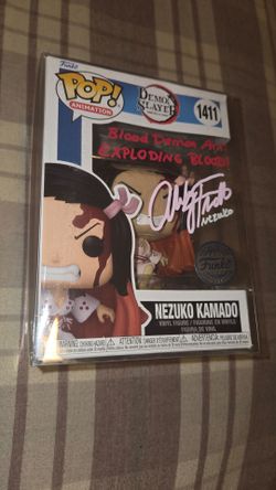 Funko Pop Nezuko Kamado Signed Demon Slayer (English VA)