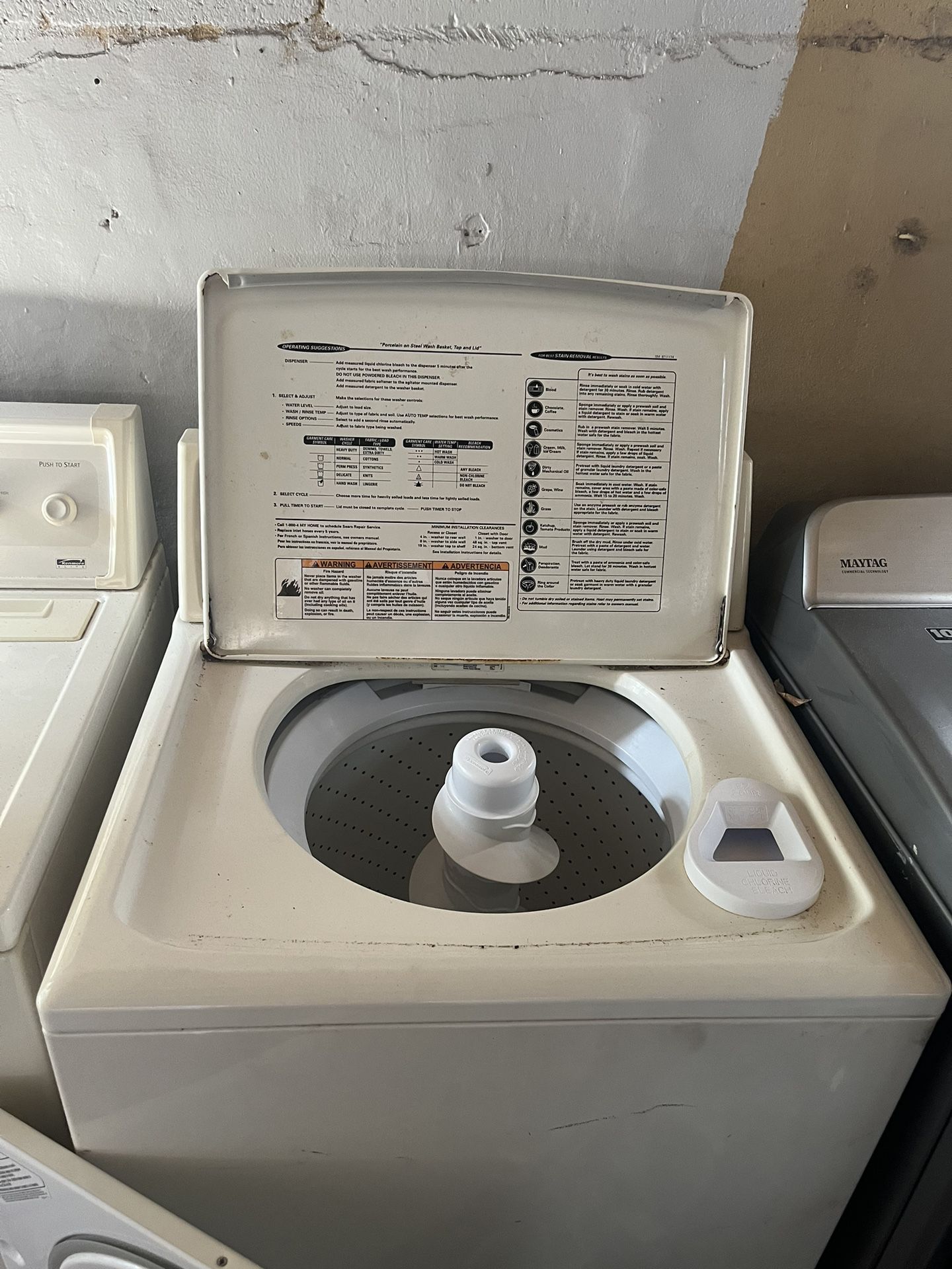 Kenmore, Old School Washer