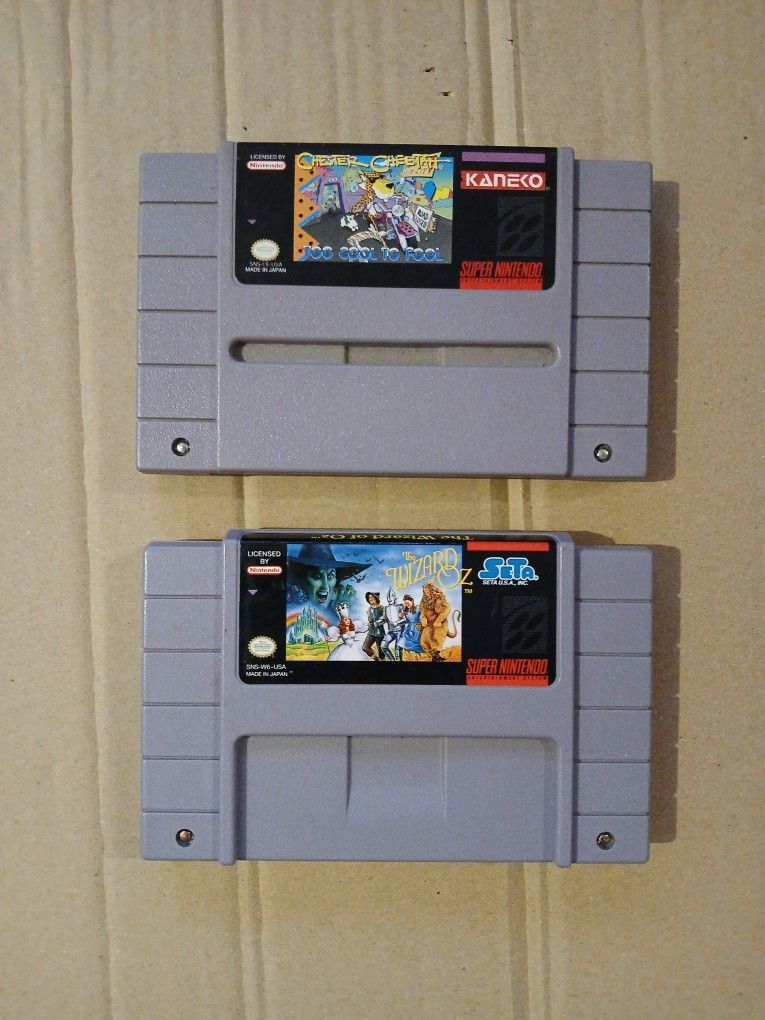 Super Nintendo Video Games