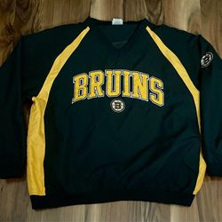 NHL Boston Bruins Team Pull Over, Pockets and Embroidered Emblem XL