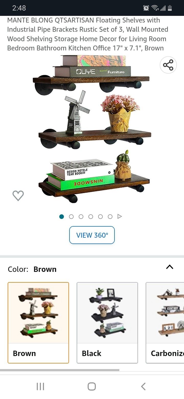 Industrial Floating Shelves-New