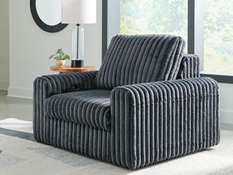 Chalmers Gunmetal Power Gliding Chaise