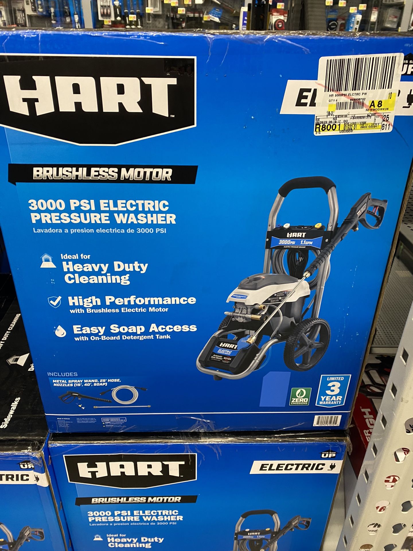 Hart Pressure Washer 3000 Psi Brand New Never Used