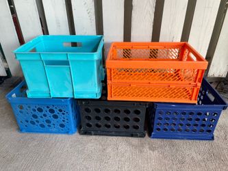 CRATES - 5 Assorted Crates are available individually for $2 EACH