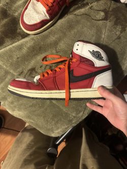 Red And White Jordan 1’s 