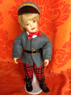 Porcelain boy doll made in 1997