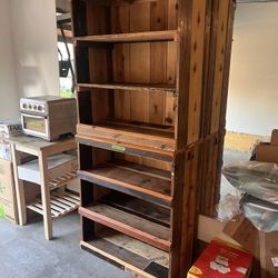 Reclaimed Wood Shelving