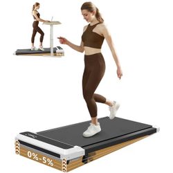 NEW Portable Treadmill and Walking Pad, 2.5HP, up to 3.8 mph, can withstand weight up to 220 lbs 