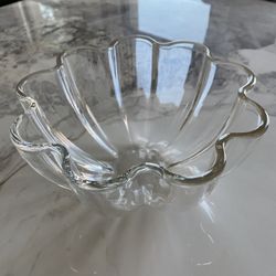 Glass Round Fruit Bowl/Decorative Bowl