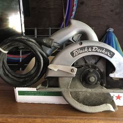 Vintage Black & Decker skill saw