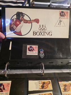 Stamps Collection of Boxer Joe Louis